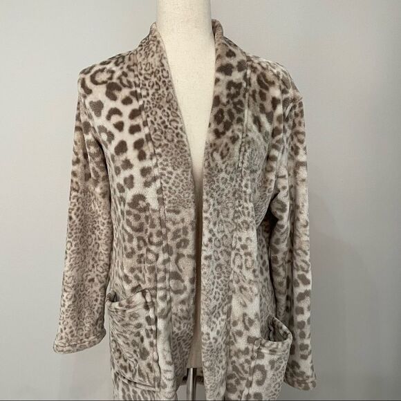 𝅺N Natori Animal Print Cardigan Size S/M - Picture 2 of 11